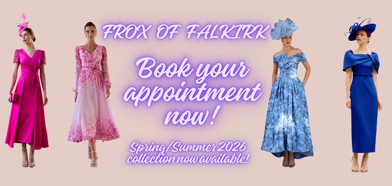 Mother of the Bride outfits at Frox of Falkirk